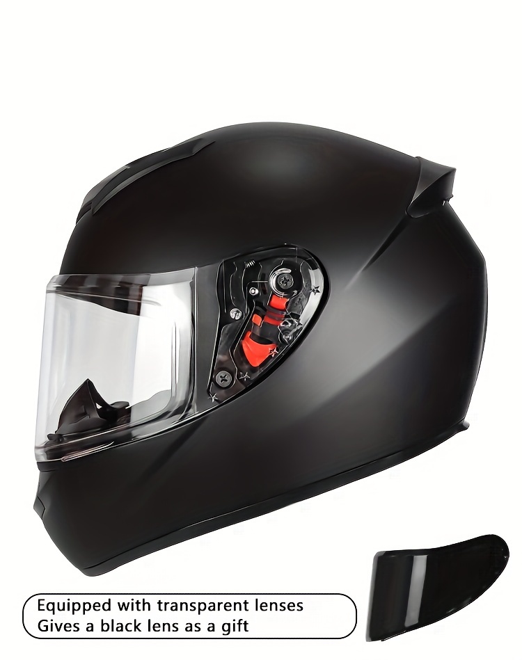 Full Face Matte Sport Helmet, Black