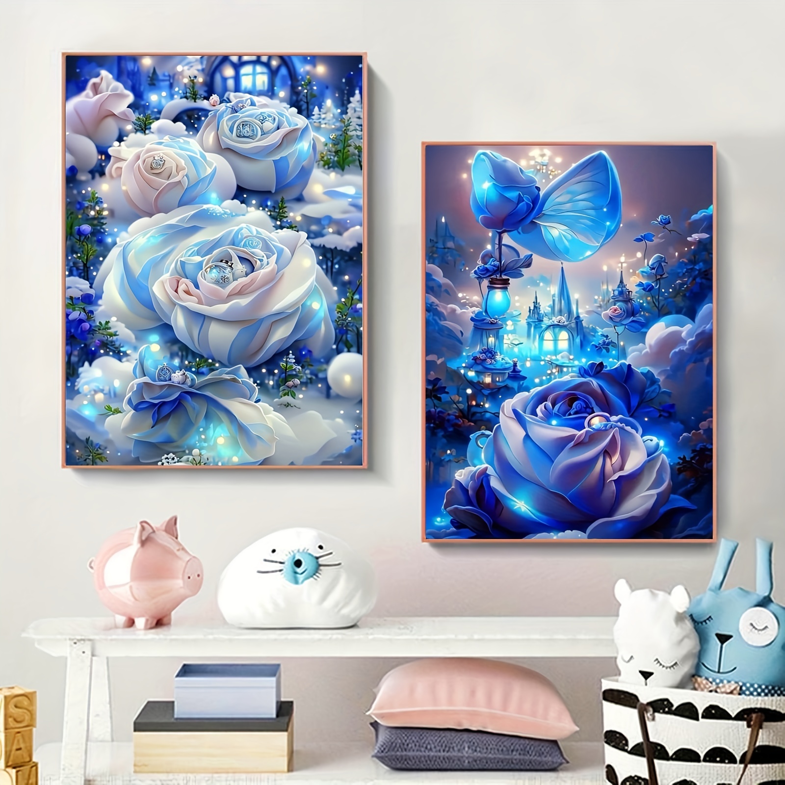 Abstract Art Flower Diamond Painting Landscape Embroidery Full
