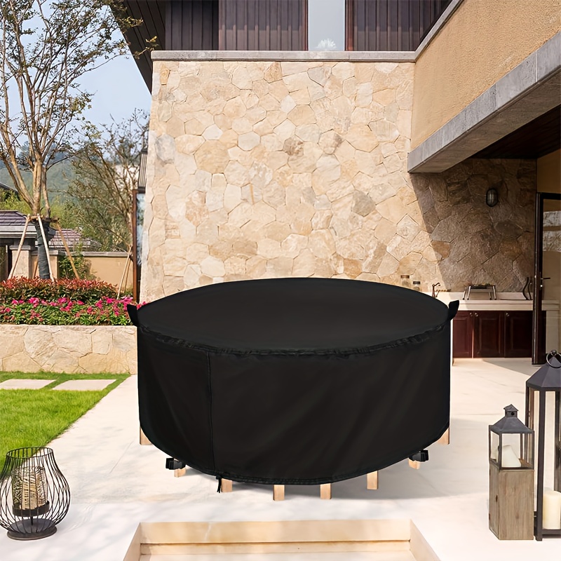 Funda para silla de patio, fundas para sillas apilables 600D, tela  resistente 600D, funda para muebles de exterior, fundas para sillas de  jardín