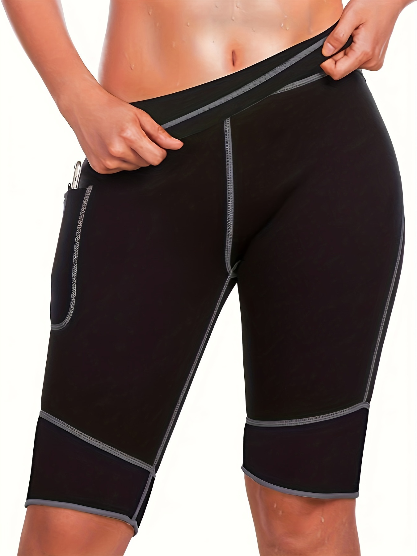 Women Body Shaper Sauna Pants Sweat Leggings Slimming Workout Shorts  Shapewear 