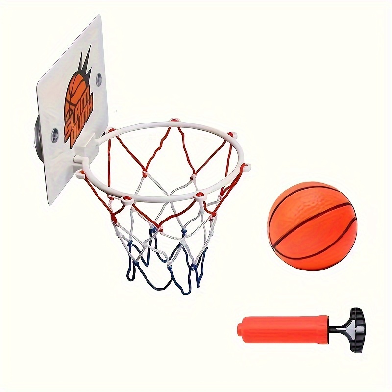 

Indoor Outdoor Mini Basketball Hoop Set, Wall Frame Stand Hanging Basketball Backboard