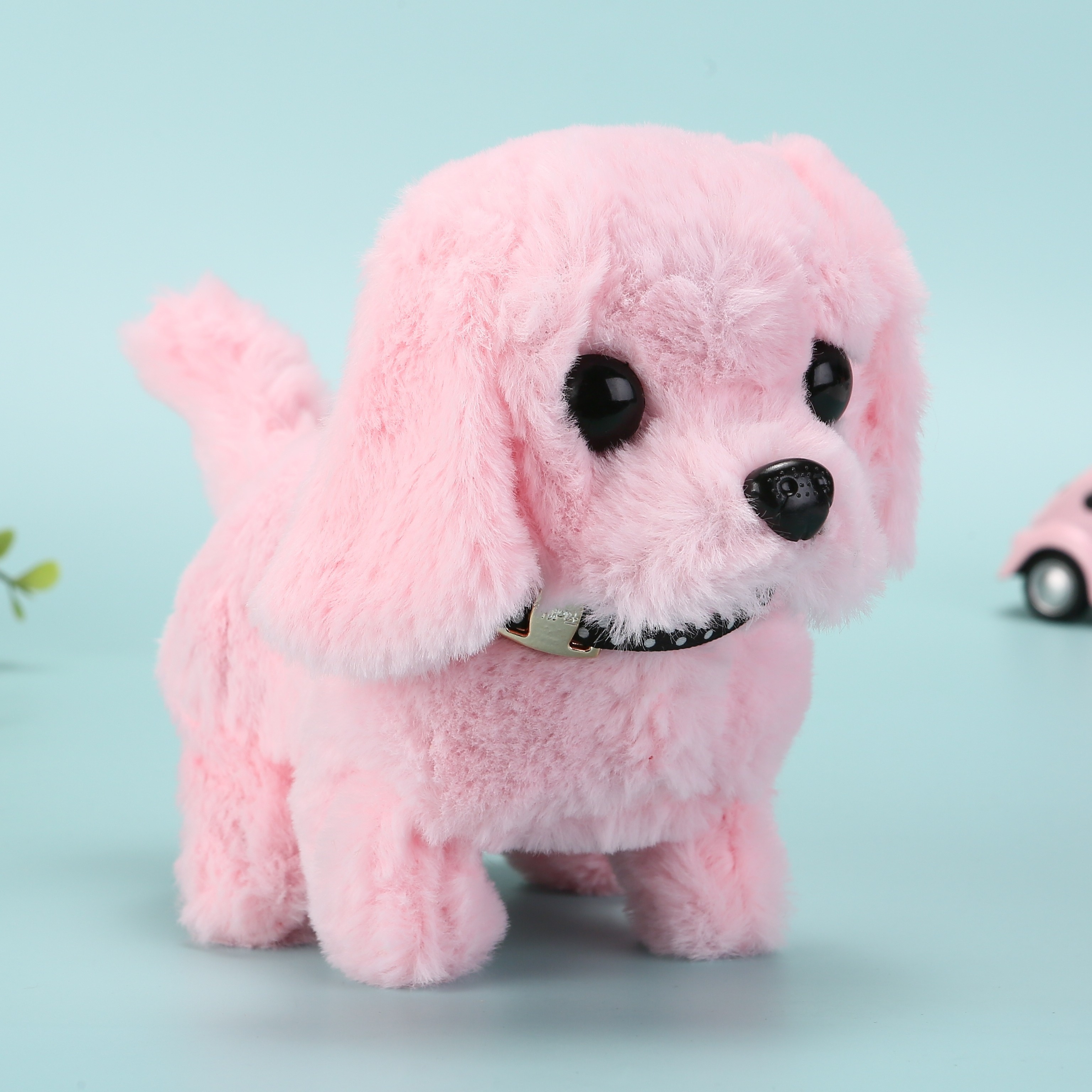 Cute Toy Dog Walk Dog Toys Intelligent Pet Barking Wagging Tail Wagging Simulation  Dog Teddy Interactive Toy Crawling Toy - Temu