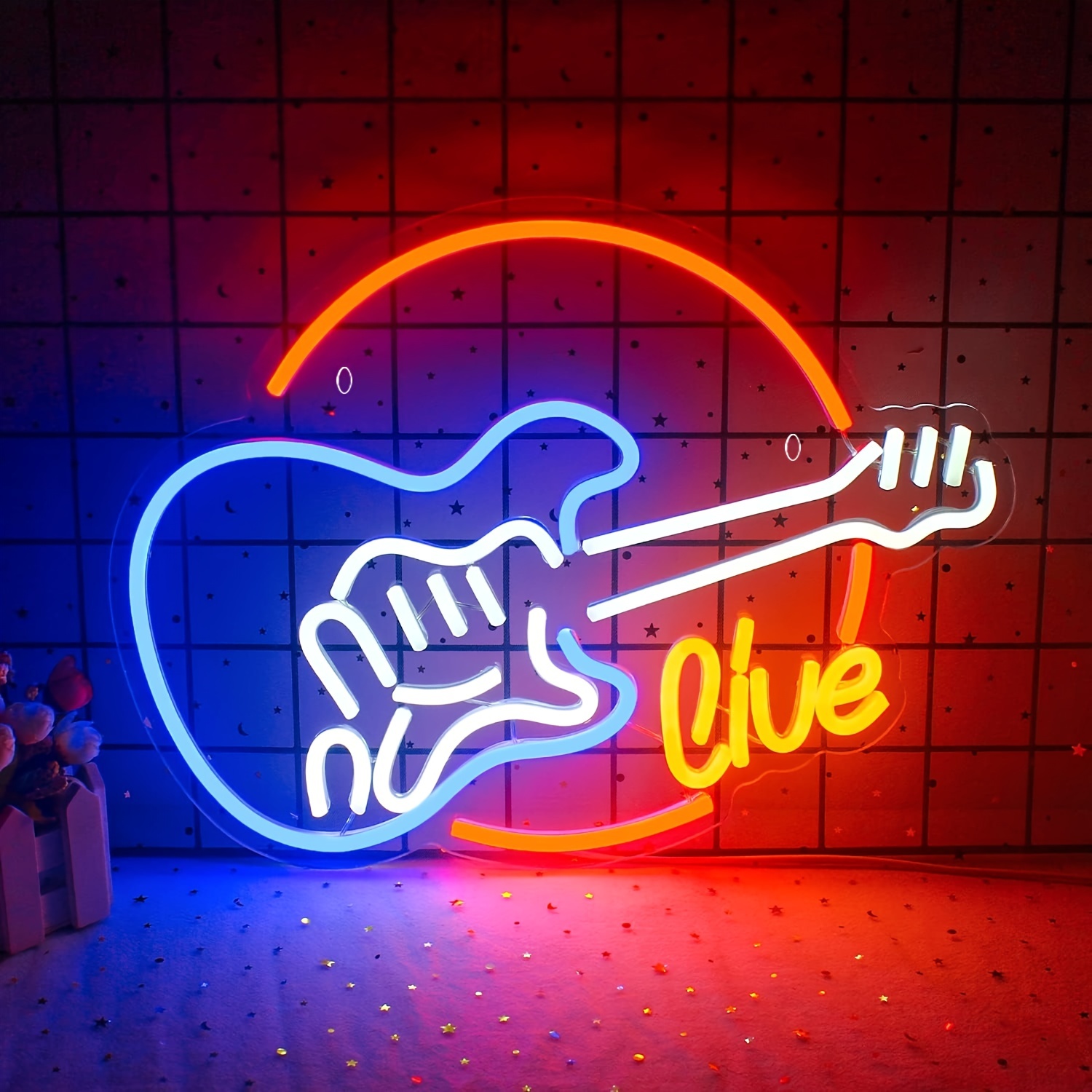 Music Neon Sign Light, Music Neon Sign Bedroom, Music Led Neon