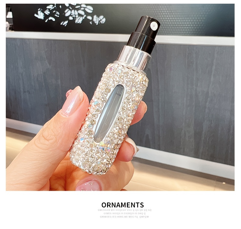 Sparkling Mini Travel Perfume Refillable Atomizer Bottiglia - Temu