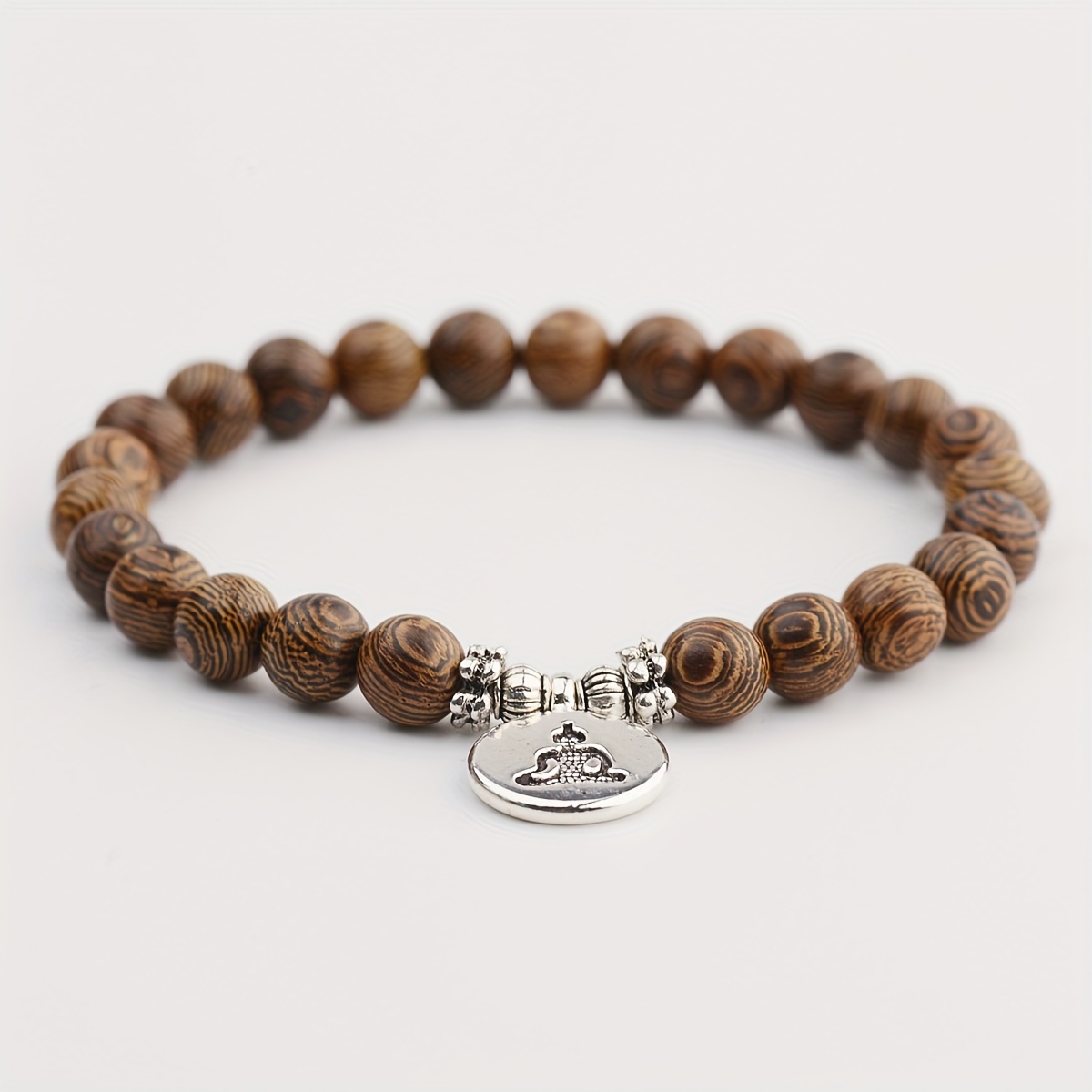 Wooden Bead Bracelets, Buddhist Wood Prayer Beaded Bracelet, Fashion ...