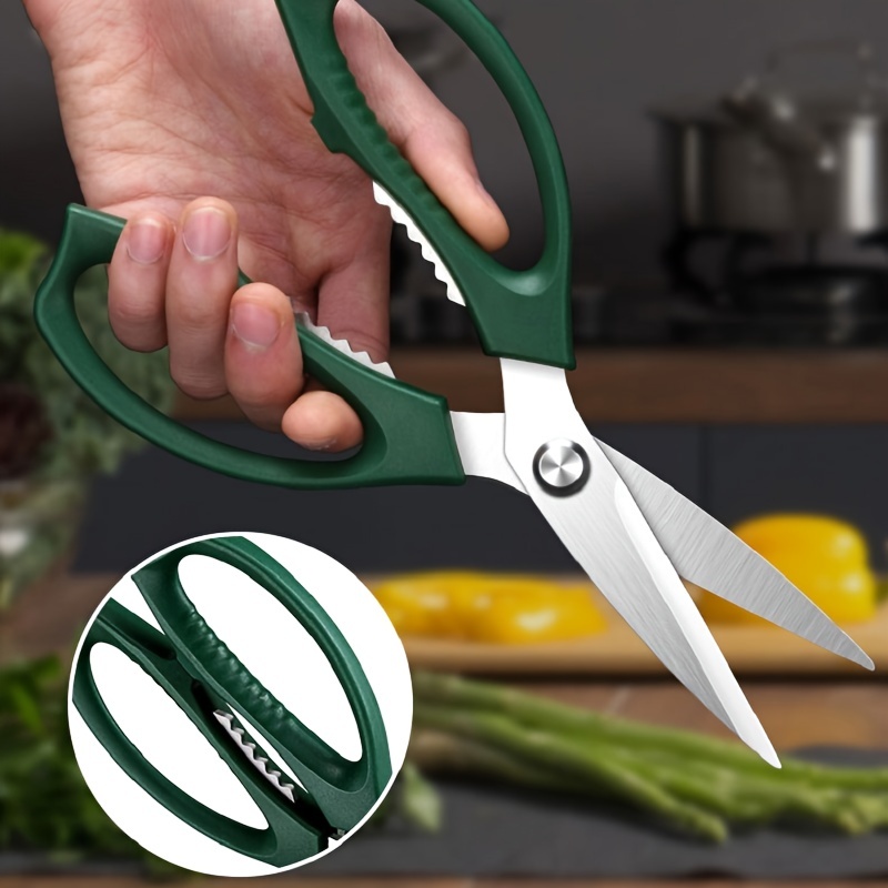 3-in-1 Kitchen Tool Set: Heavy Duty Scissors, Fruit Knife, And