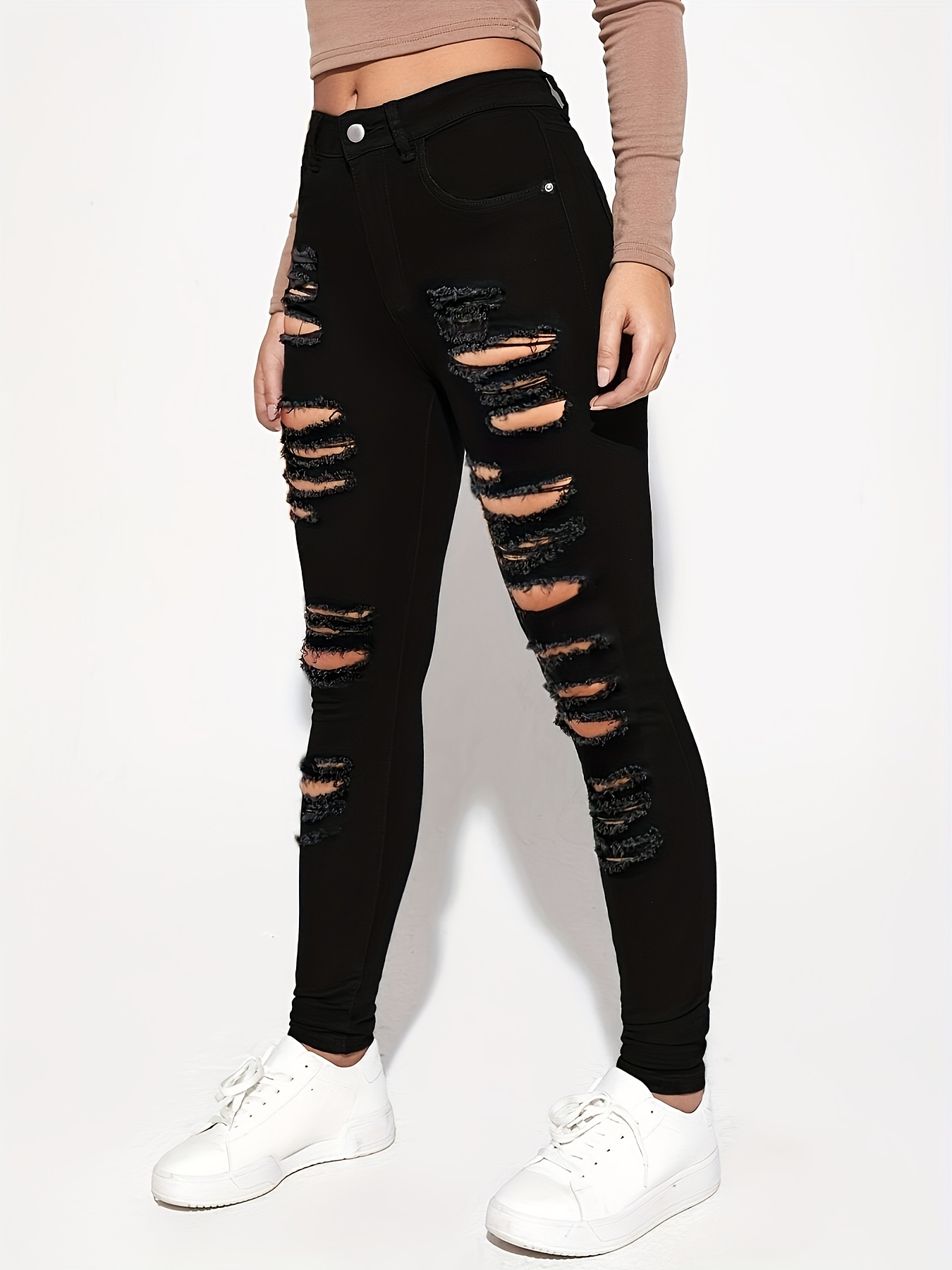 Black Jeans For Women High Waist - Temu Canada