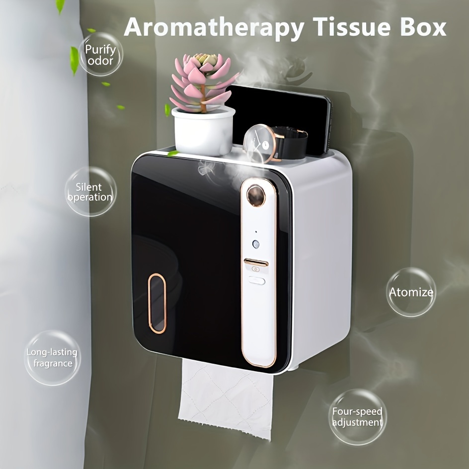 Smart Aromatherapy Toilet Tissue Box Toilet Paper Holder - Temu