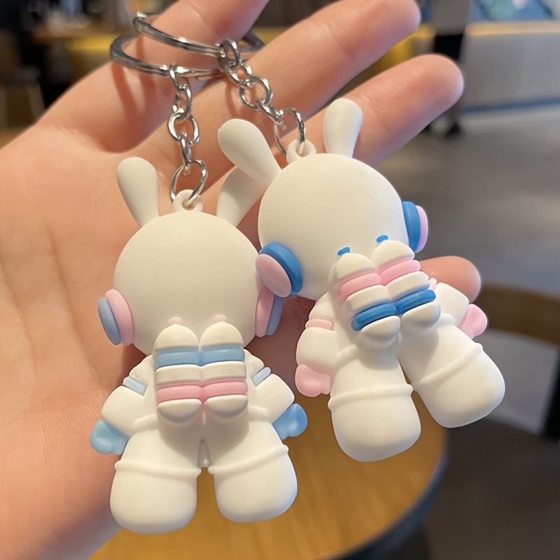 Backpack Pendant Bag Pendant Space Rabbit Car Keychain Cute Space