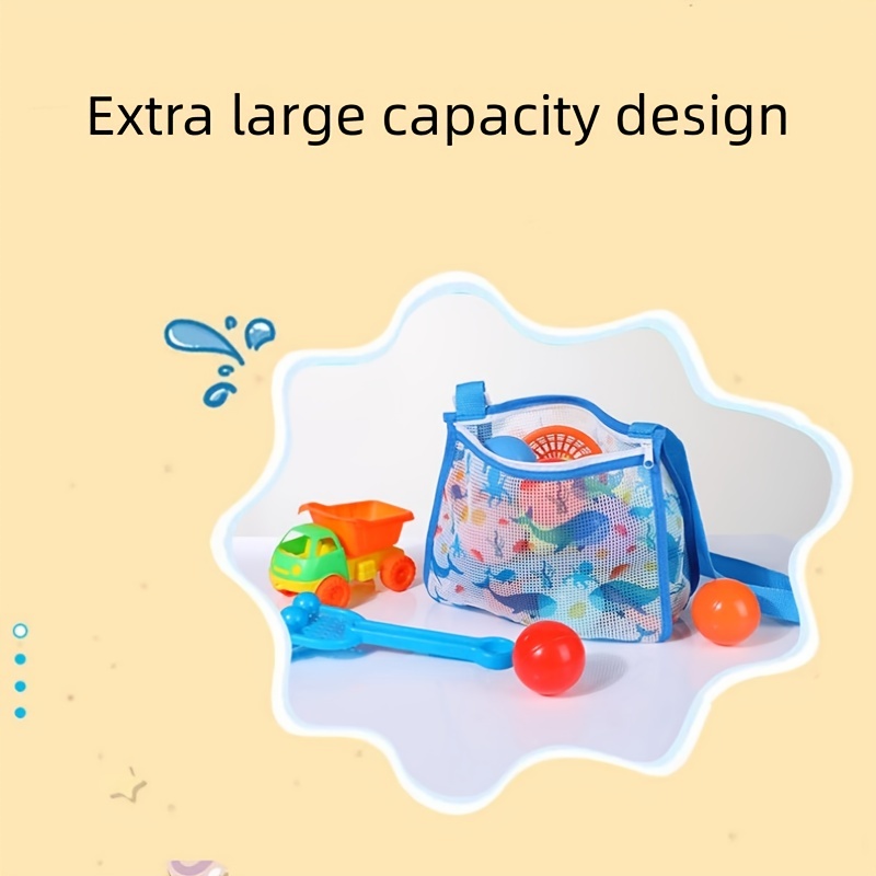 Large Capacity Beach Toy Storage Bag for Children