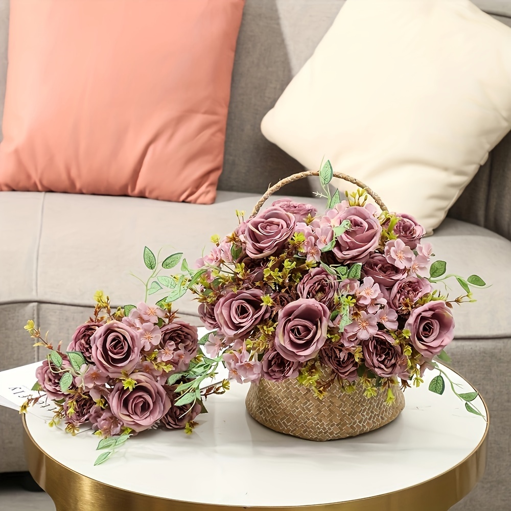 Artificial Baby's Breath Bouquet Plastic Fake Flowers Home Living Room  Table Decoration Fake Flowers Eternal Flowers