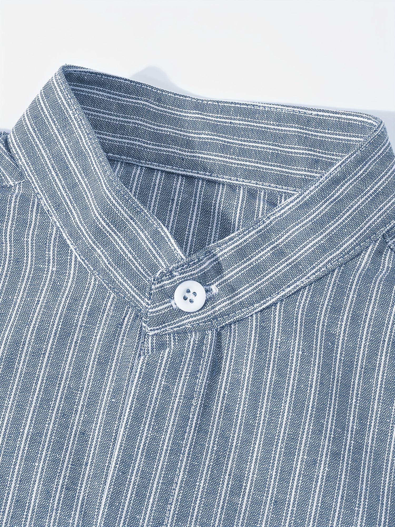 Boys Striped Casual Long Sleeve Lapel Shirt