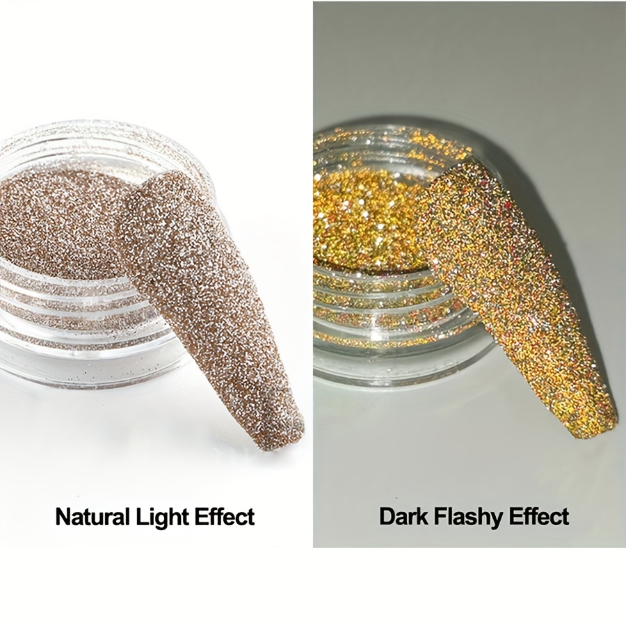 Nail Reflective Powder Cloud Broken Diamond Powder Nail Jewelry Effect  Powder Color Nail Powder Pigment Glitter for Candle Making