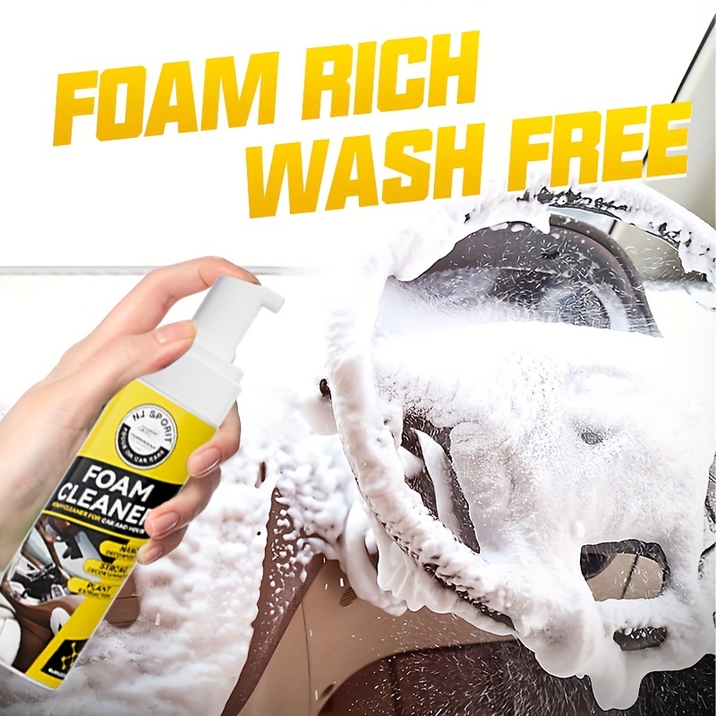 Foam cleaner spray for car seats