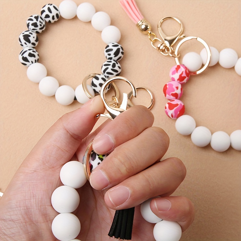 Stretchy key ring bracelet sale