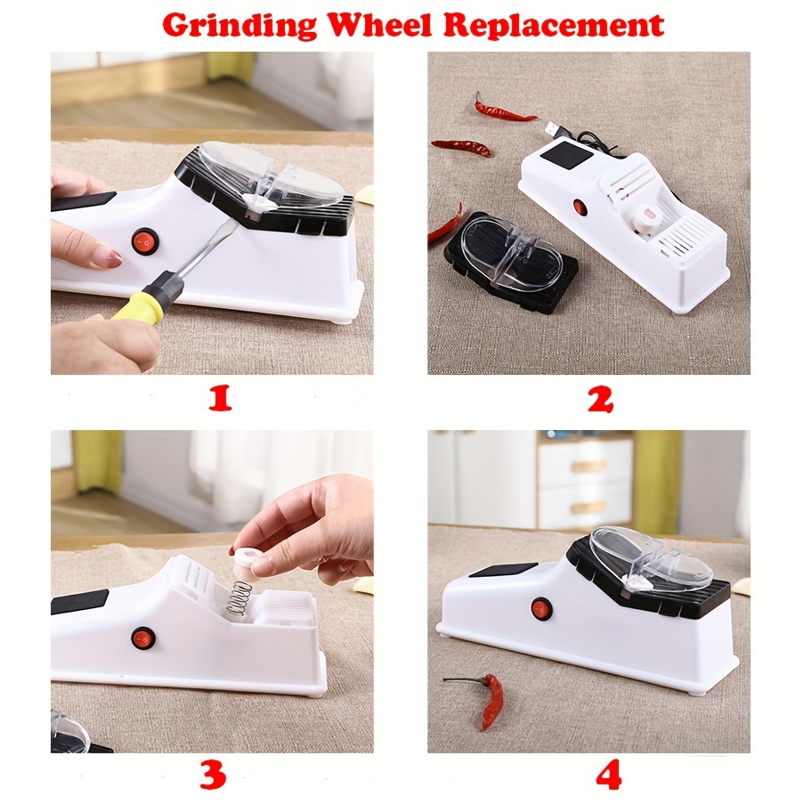 1 Usb Electric Knife Sharpener Powerful Multifunctional Fast - Temu