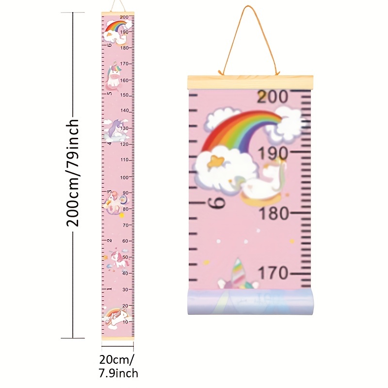 1 Pièce Toise De Croissance Des Enfants (7 9 X 79 Pouces) - Temu