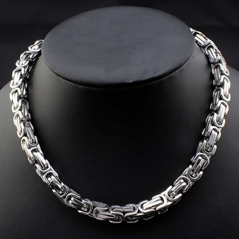 steel necklace for men