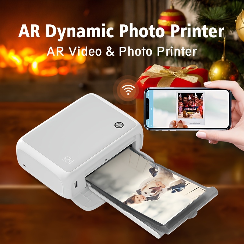 HPRT Impresora fotográfica 4 x 6, impresora instantánea inalámbrica Wi-Fi  para iPhone, Android, smartphone, impresora térmica de sublimación de  tinte