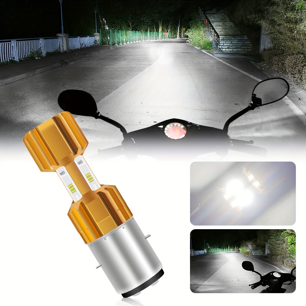 H6 Ba20d Motorcycle 72led Headlight, Aluminum Waterproof Dust Proof 360°  Irradiation High/low Beam Working Spotlight Motorcycle Light Accessories -  Temu