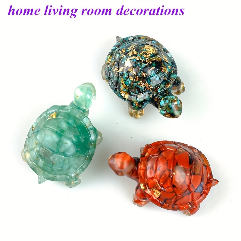 Vintage Brass Animal Turtle Figurines Perfect Home Decoration For