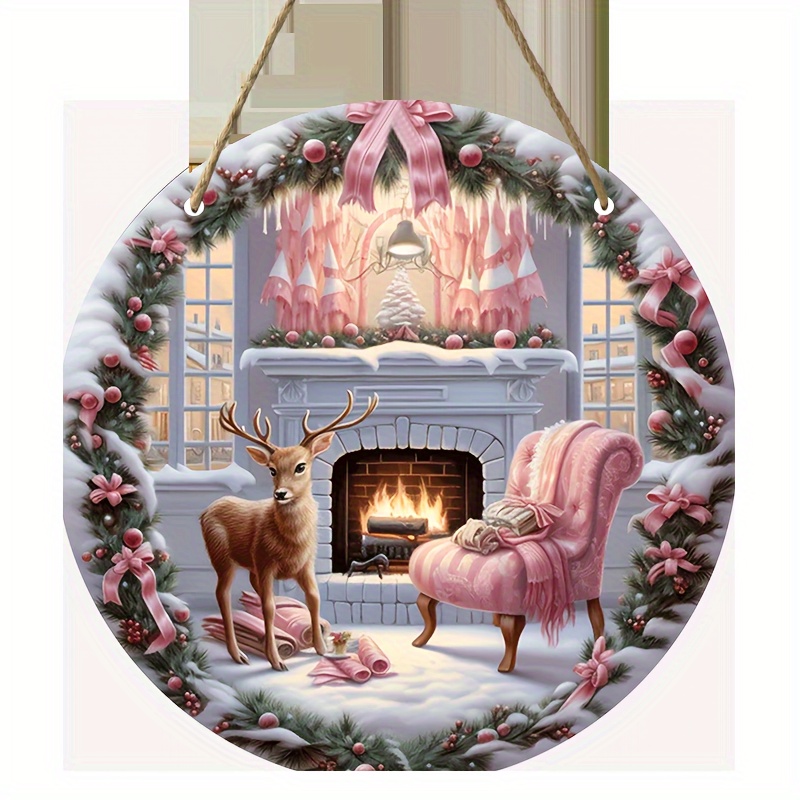 Reindeer 3d Christmas Ornament Sublimation Design wall - Temu