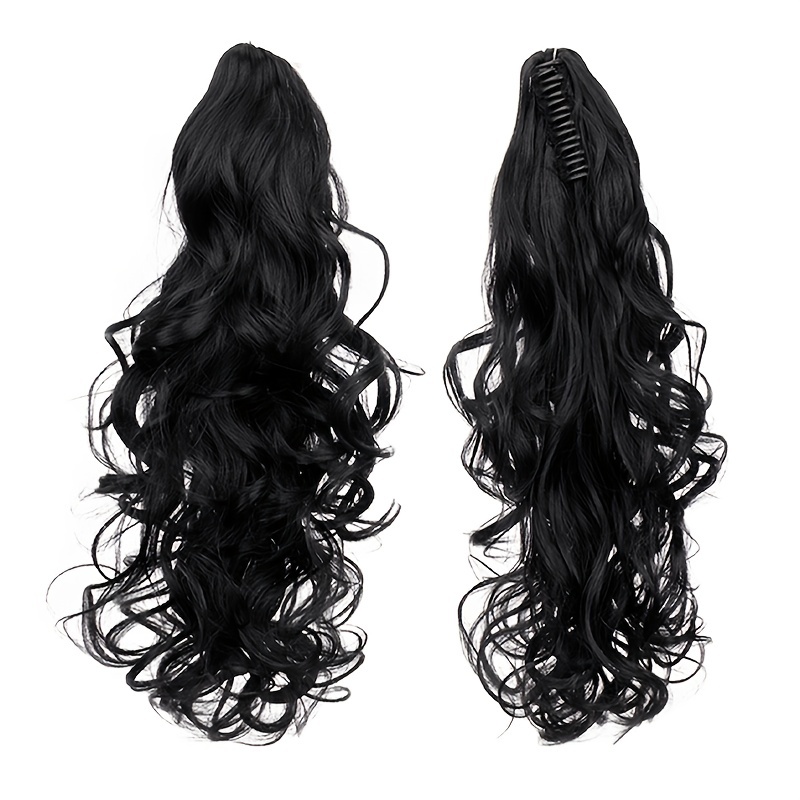 Wavy Ponytail Extensions for Women Messy Curly Hairpiece