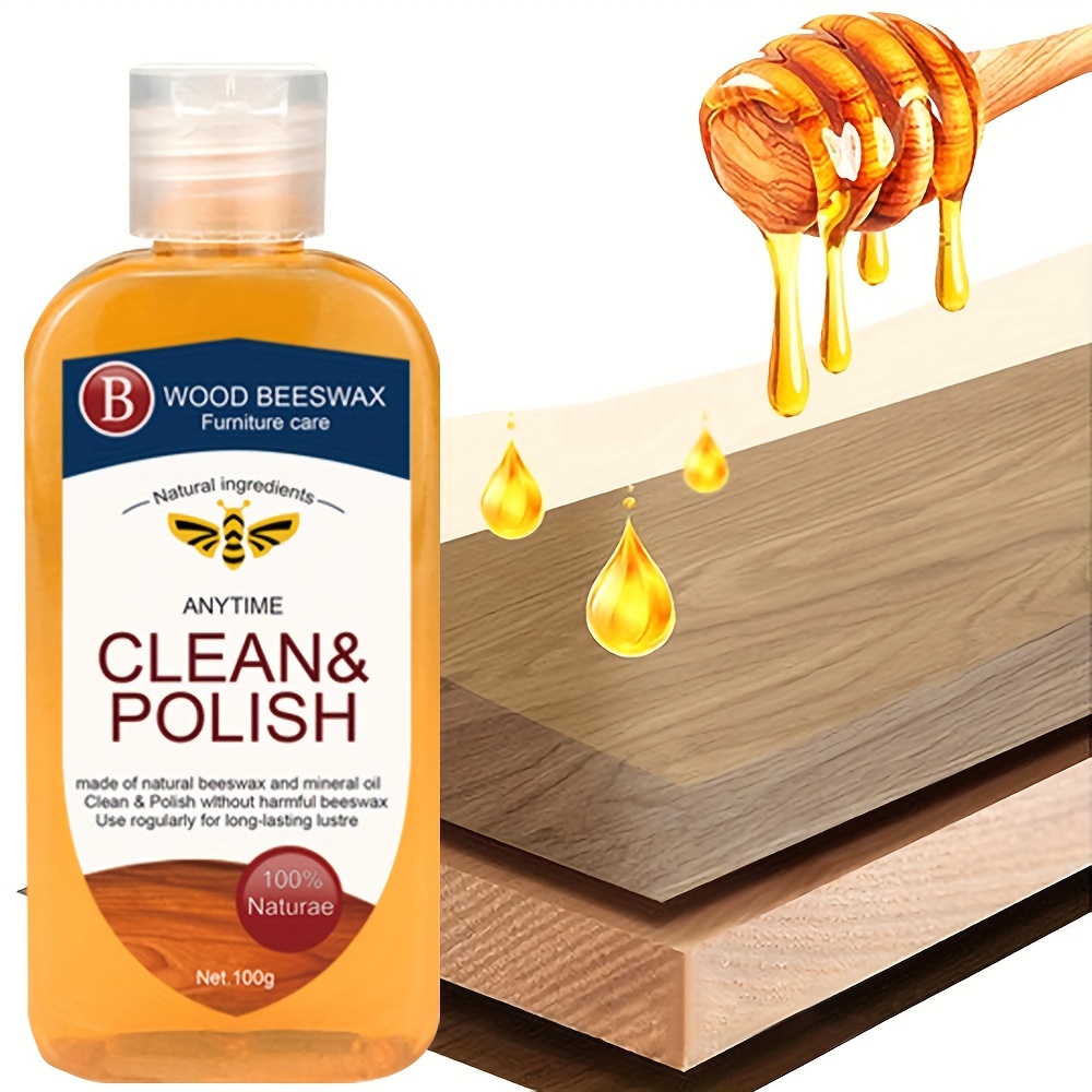 Cera de abeja líquida para madera, 500 ml, Restaura, limpia y protege tus  artículos de madera como muebles, mesas y utensilios de cocina de manera  segura
