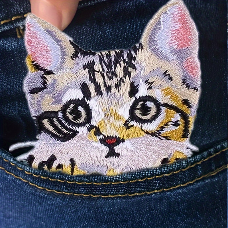  Cute Dog Cat Embroidery Patches Iron On Patches for Clothing,  Sticker Cute Patches, Sew On Patch for Backpack Jackets Jeans Shirt,  Parches para Ropa : Everything Else