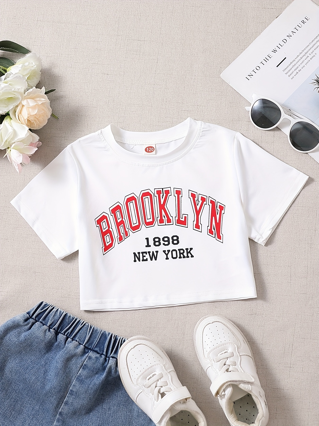 Toddlers Girls Brooklyn Script T-Shirt. — brooklynite Designs.