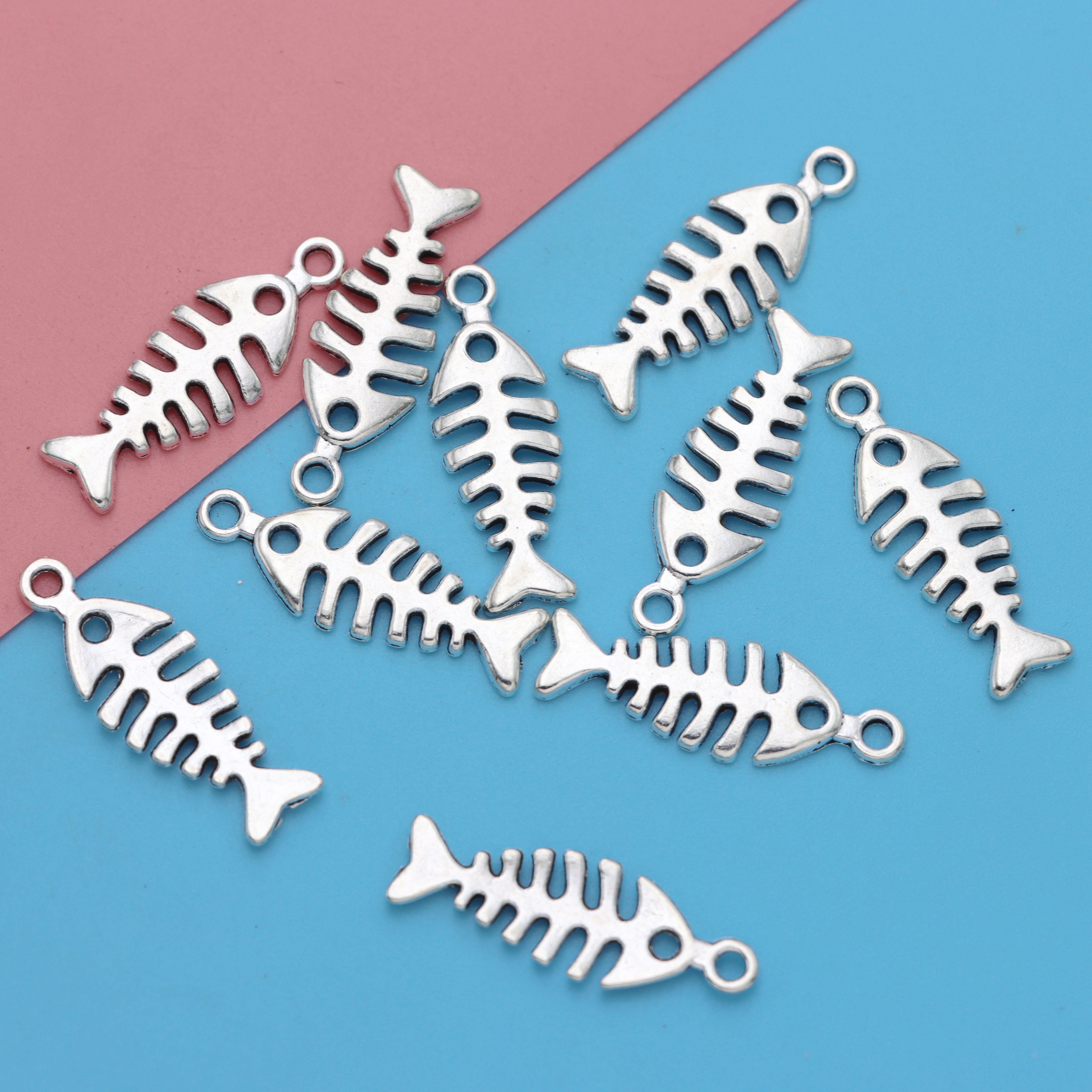 Vintage Zinc Alloy Marine Animal Series Pendants Mixed Color - Temu