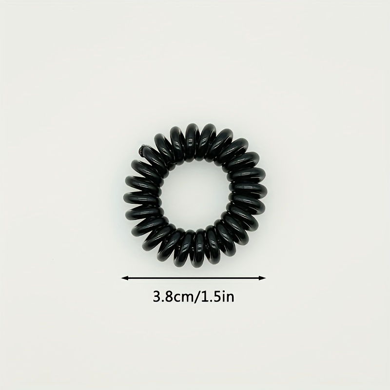 18pcs Spiral Hair Ties Waterproof Coil Hair Accessories