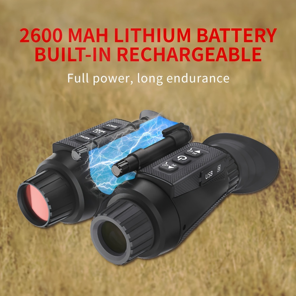 NV8300 3D 4K Night Vision Binoculars Head Mount Infrared Night Vision  Goggles US