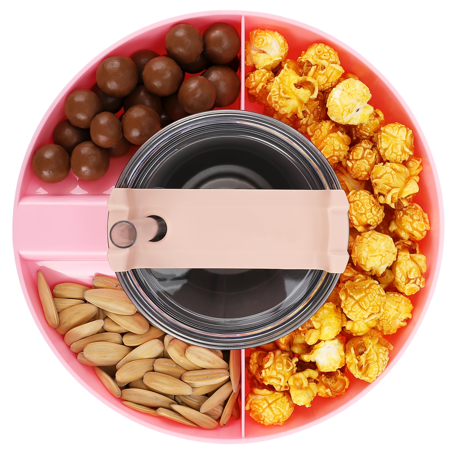 1pc Cup Accessory Snack Tray, Easy To Assemble, Suitable For