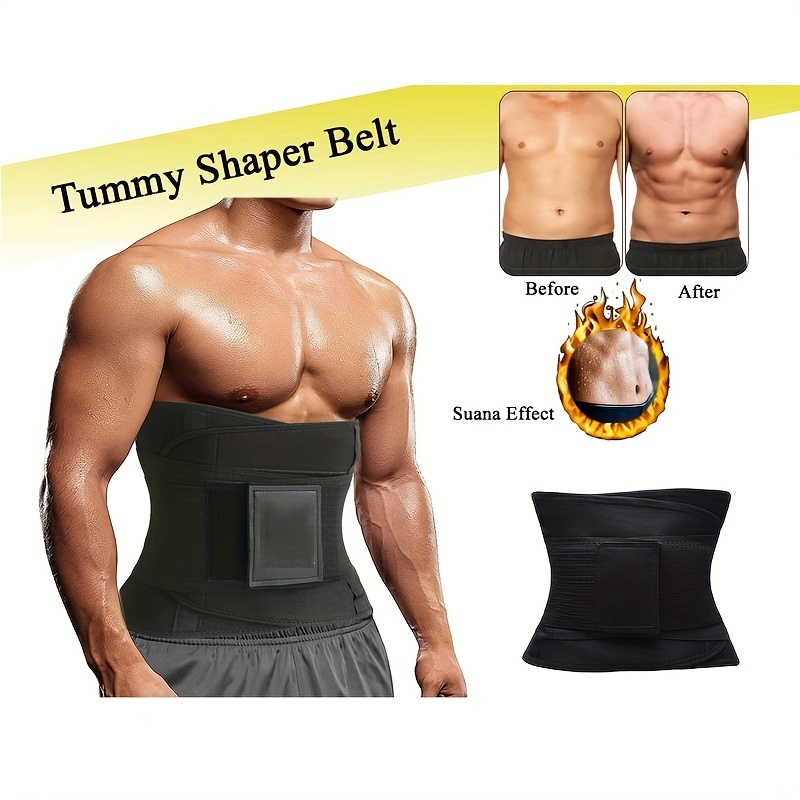 Waist Trainer Men Women Sweat Shapewear Workout Sports Belt - Temu