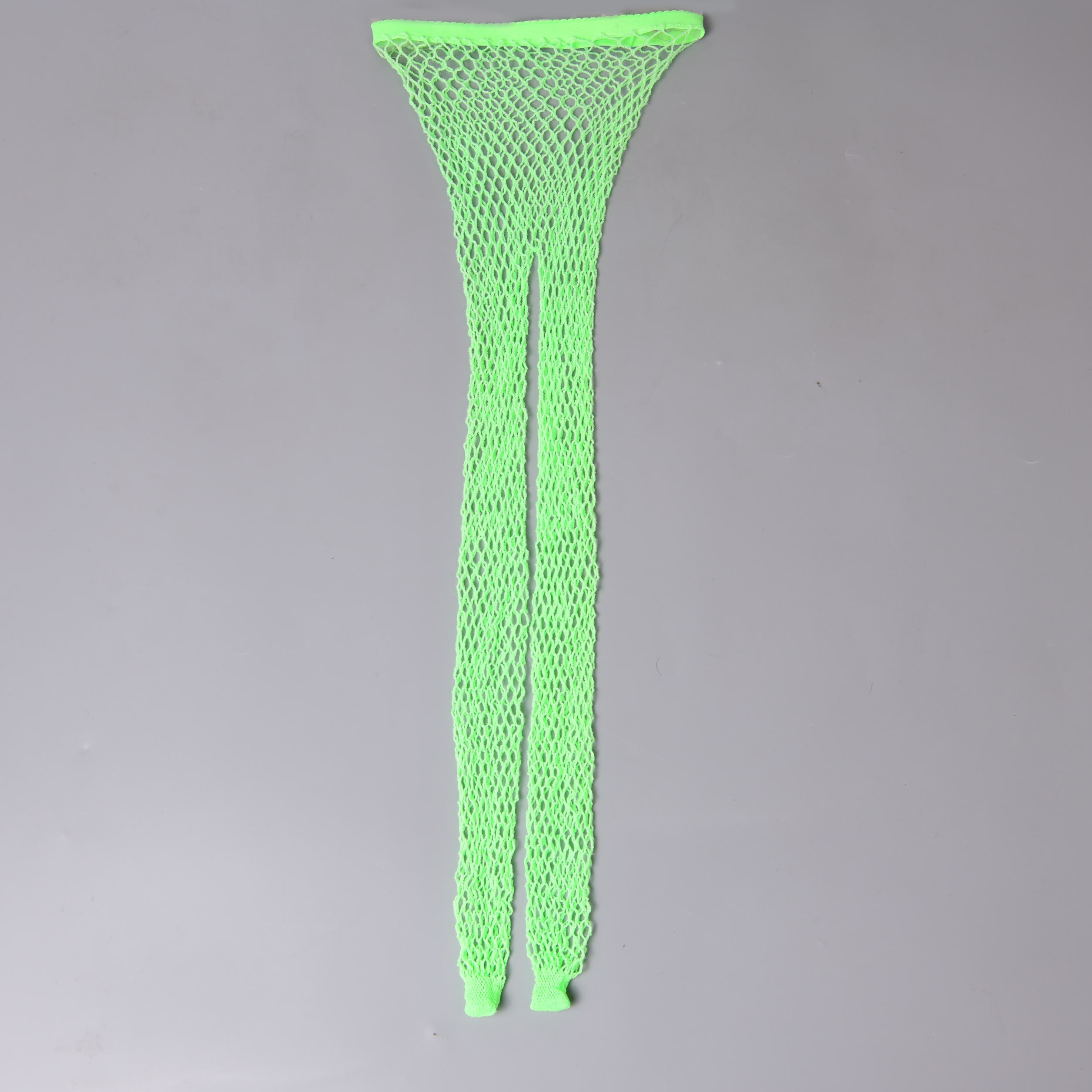 Sexy Glowing Fishnet Socks Hollow High Waist Fluorescent - Temu