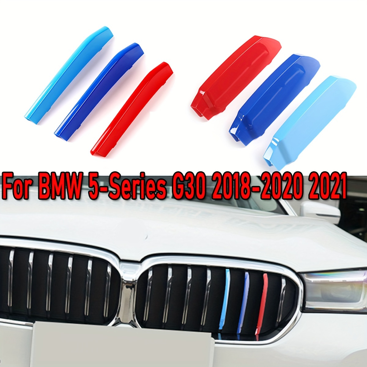 X3 Bandes en ABS COUVRE CALANDRE couleurs M SPORT pour BMW SERIE 1