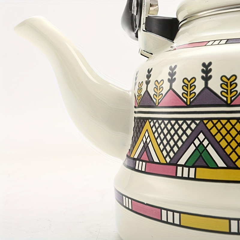 Enamel Tea Kettle Vintage Whistling Tea Kettle Tea Pot With Handle