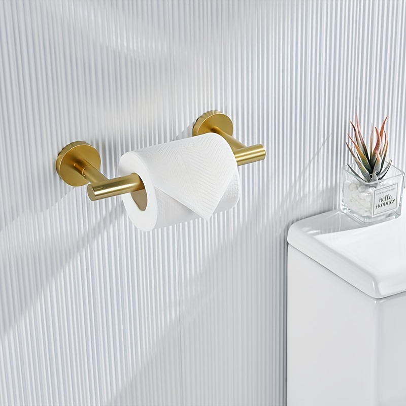 Brushed Gold Toilet Paper Holder Sus304 Stainless Steel, Modern