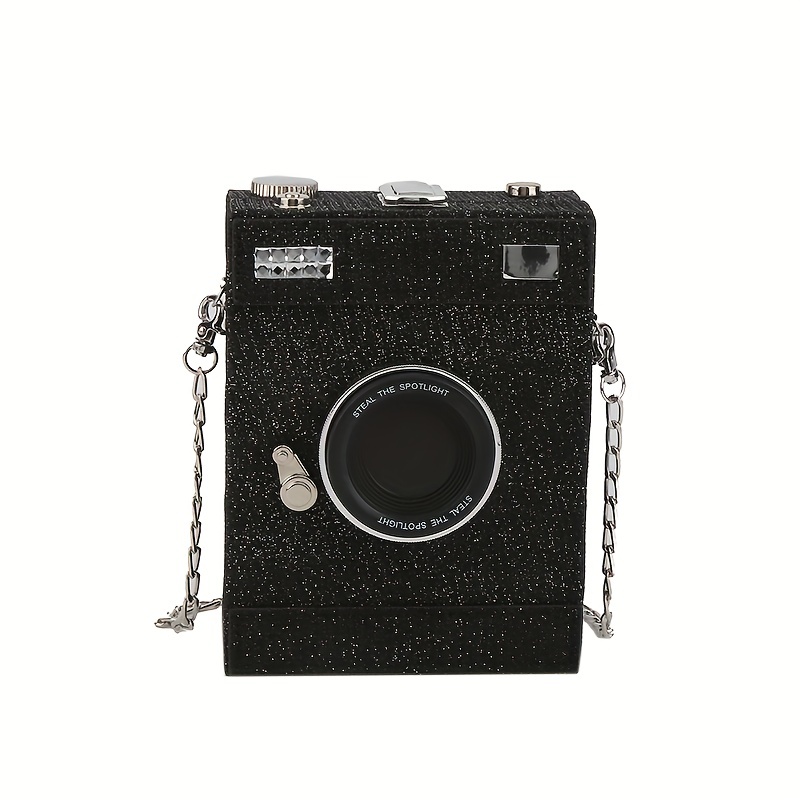 USTYLE Women Camera Shape Design Bag, Girl Fashion Novelty Unique Cute  Crossbody Shoulder Bag