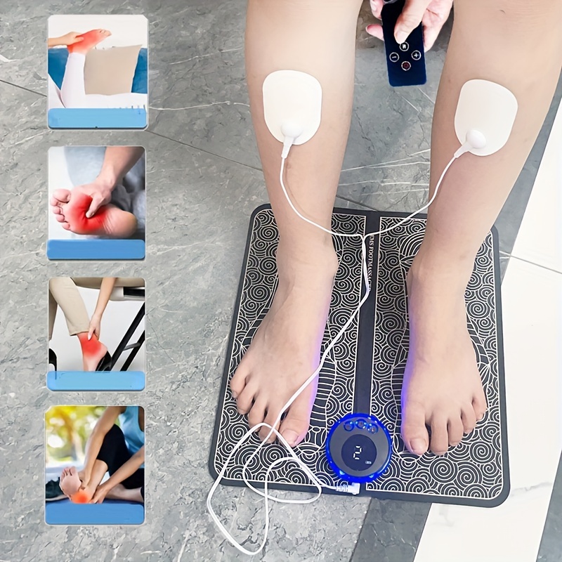 Electric Ems Foot Massager Pad Relax Feet Acupoints Massage - Temu