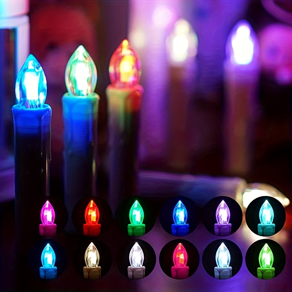 10pcs Led Candle Lights Flameless Candles Lights With Remote