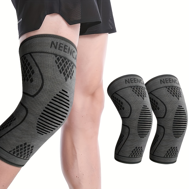 opove Compression Knee Brace for Meniscus Tear with Side Stabilizers  Postoperative Support Brace for ACL/PCL Injuries Arthritis Tendonitis  Patella Pain Relief for Men and Women (XXL Gray) XX-Large