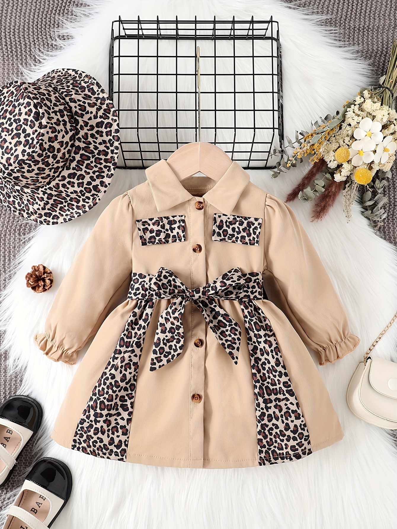 Little girl leopard clearance dress