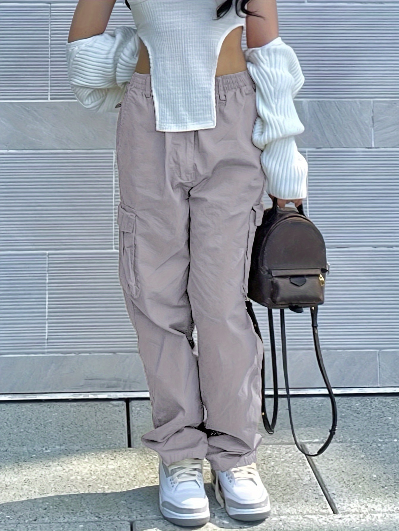 Women's High Waisted Sports Pants with Pockets
