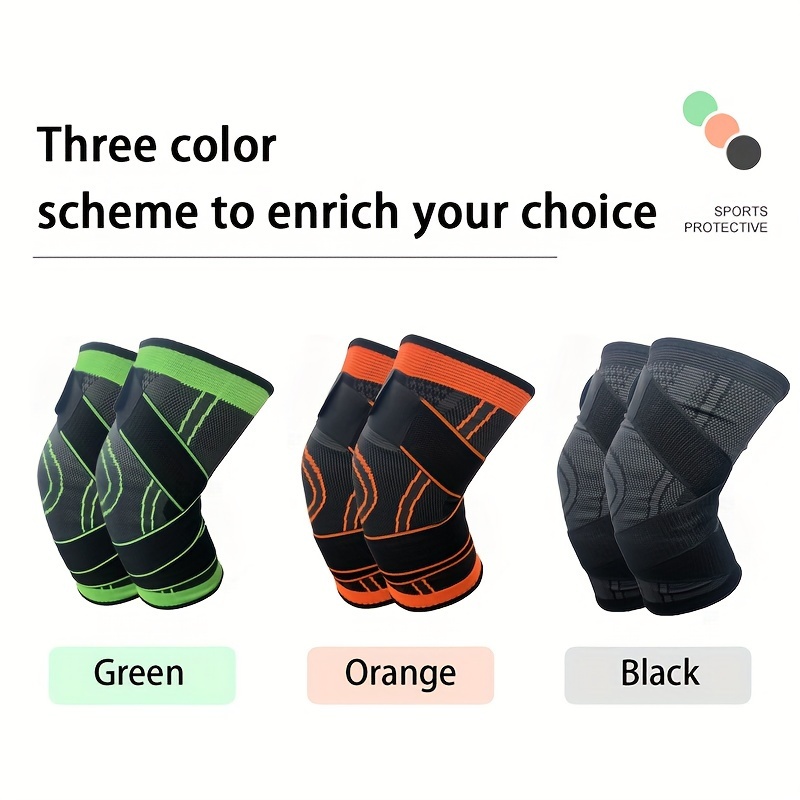 Sports Knee Pads Basketball Outdoor Mountaineering Running Cycling Spring  Silicone Leggings Fitness Protective Gear Equipment Knee Pads Free Shipping