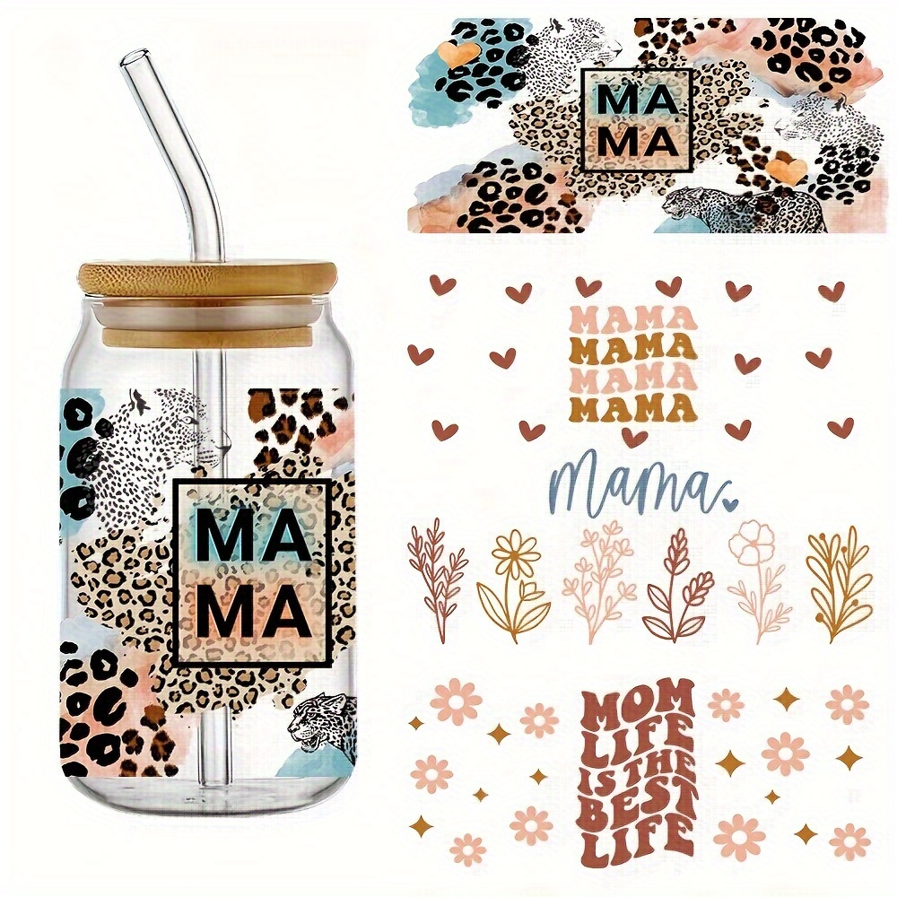 Mama Boho Rainbow Mug, Mom Leopard Mug, Mothers Day Gift, Mama Coffee Mug,  Gift for Mom, Bohemian Rainbow Mug, Mom Mug