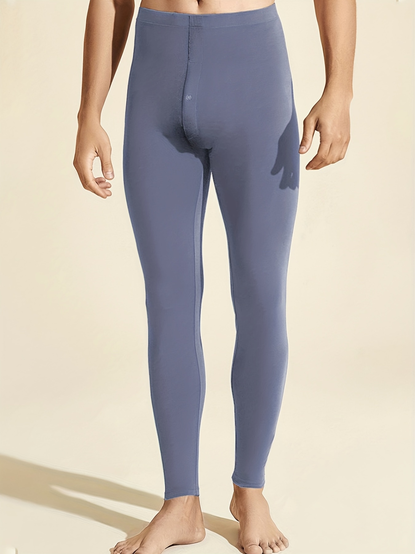 Long Johns Men Men's Thermal Pants Warm Base Layer Tights - Temu