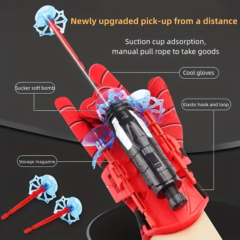 Web Shooter Glove Set Fun Educational Cosplay Toy With - Temu