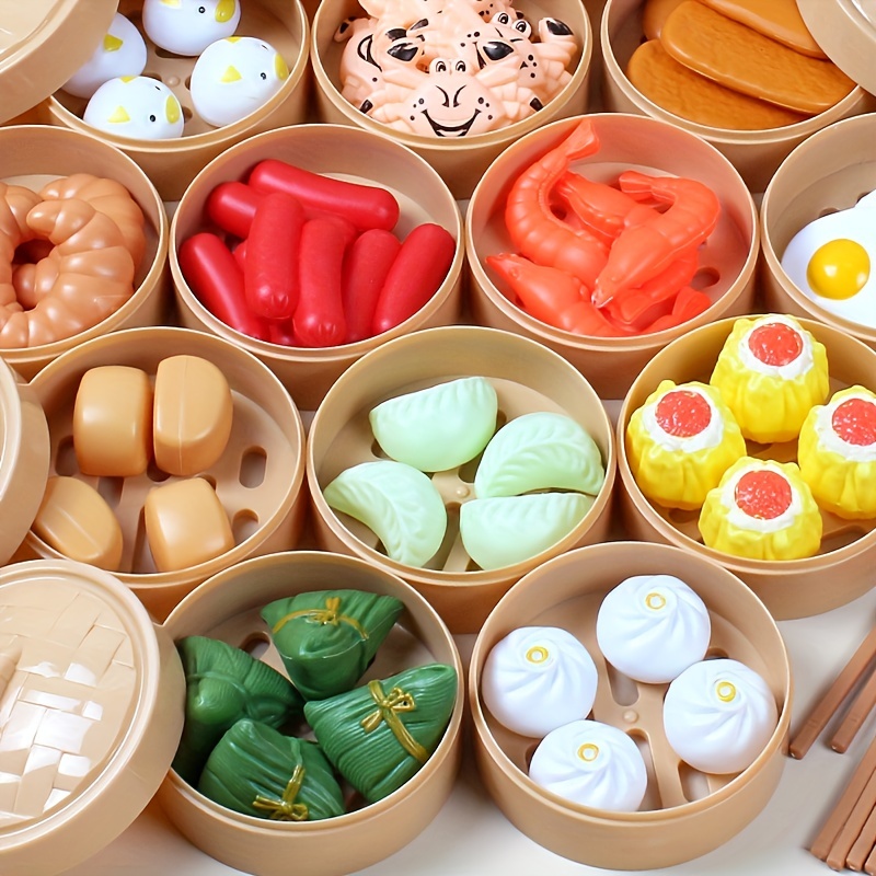 Steamed Cage Toys Children's Kitchen Cooking Set - Deep Fried Dough Sticks